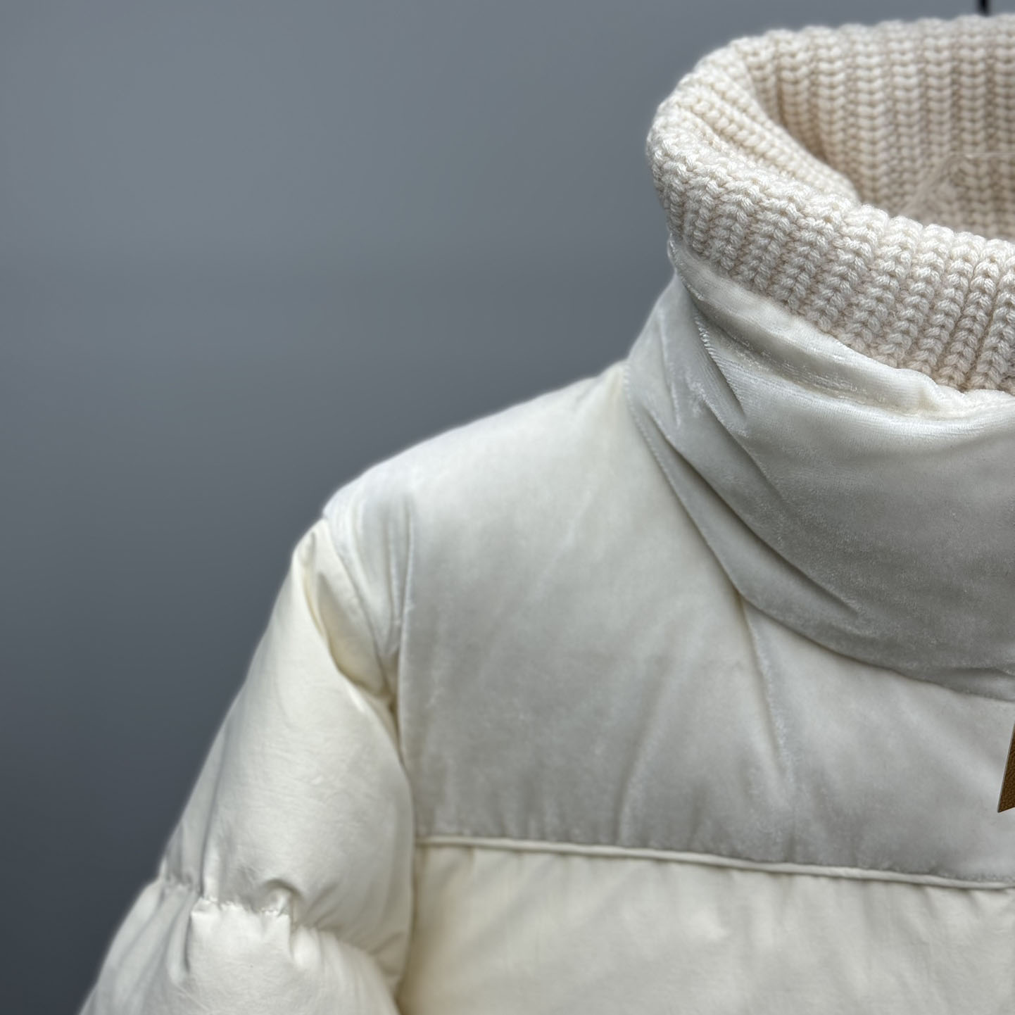 Moncler Auffrique  Velvet-trimmed Down Jacket - DopestKickz