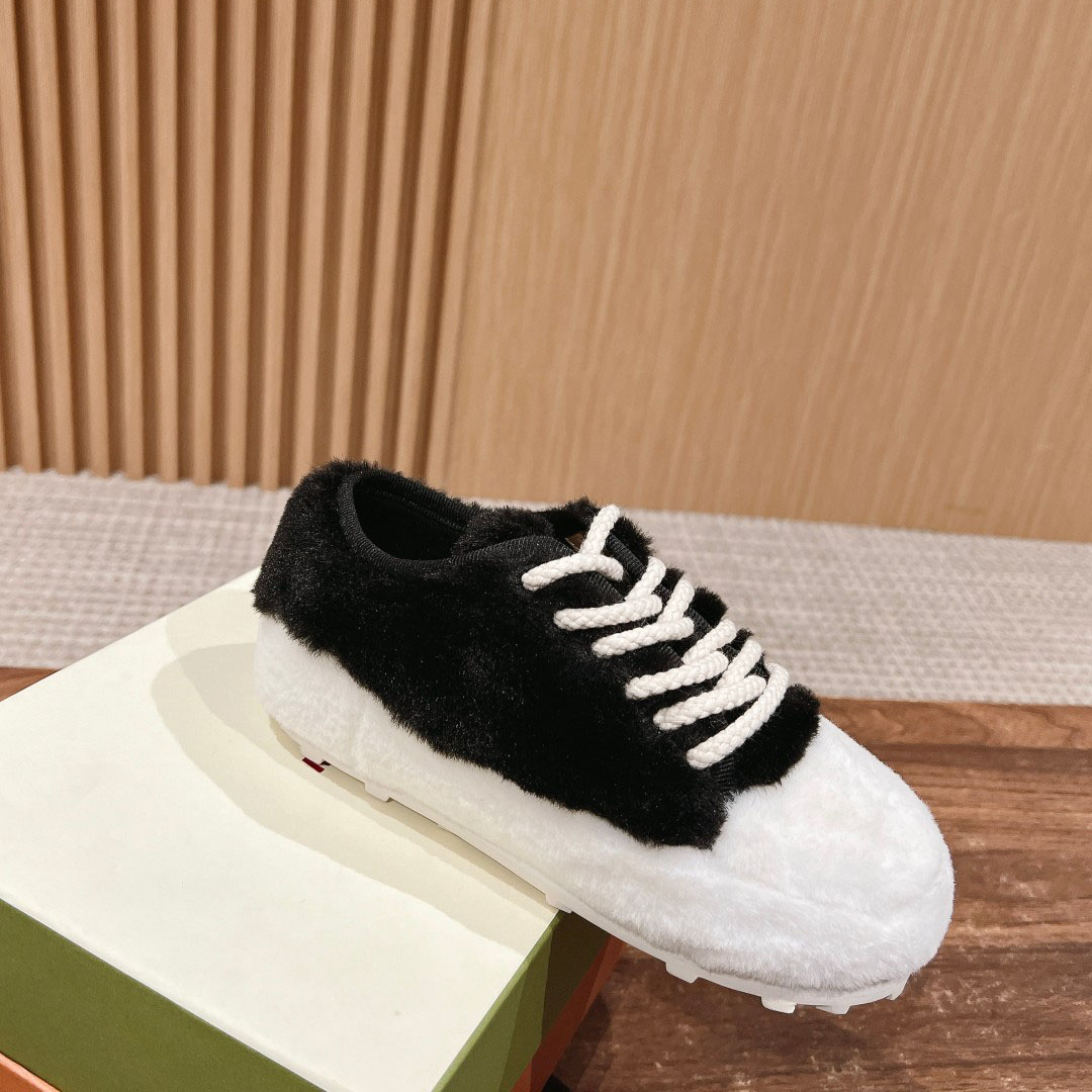 Marni Black Teddy Tennis Sneaker - DopestKickz