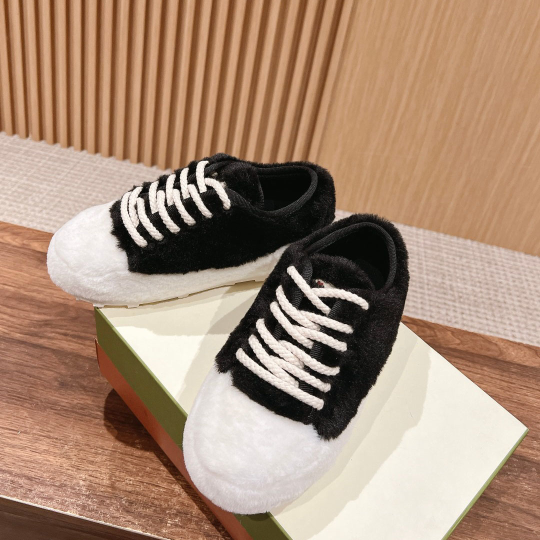 Marni Black Teddy Tennis Sneaker - DopestKickz