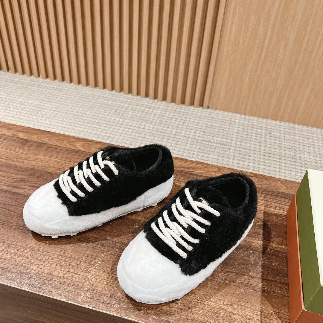 Marni Black Teddy Tennis Sneaker - DopestKickz