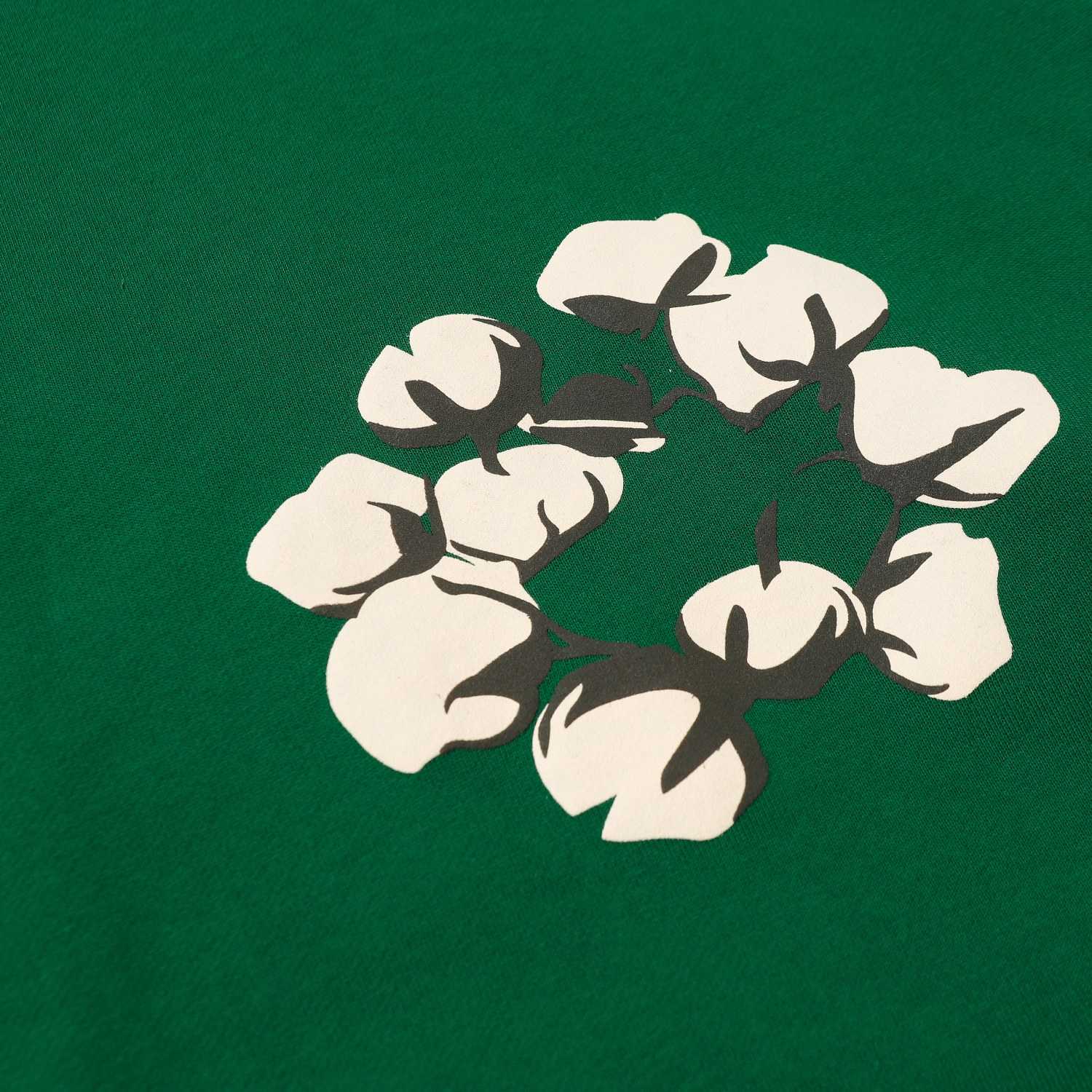 Denim Tears Cactus Tears Wreath Hoodie Green - DopestKickz