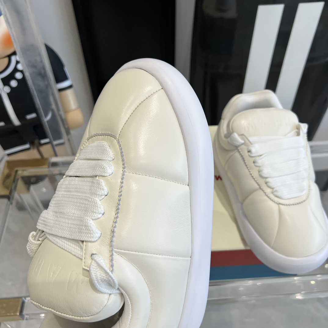 Marni White Leather Bigfoot 2.0 Sneaker - DopestKickz