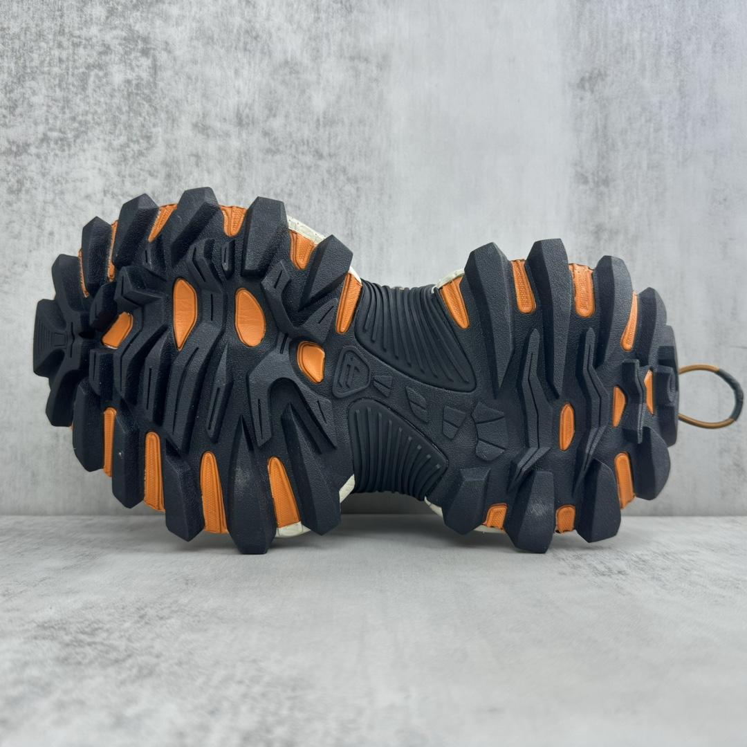 Balenciaga Hike Sneaker In Beige And Orange - DopestKickz