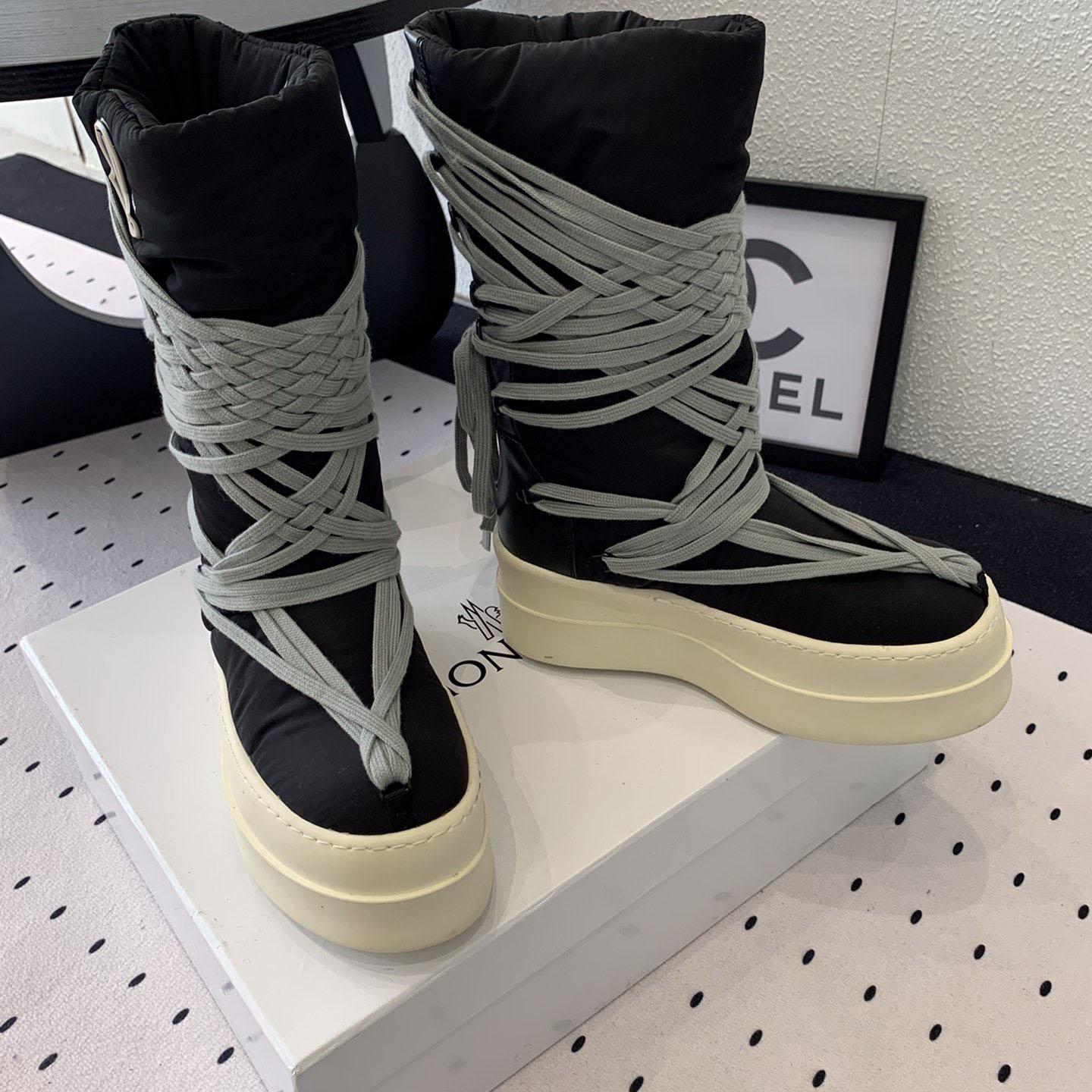 Moncler x Rick Owens Bigrocks Padded Boots - DopestKickz