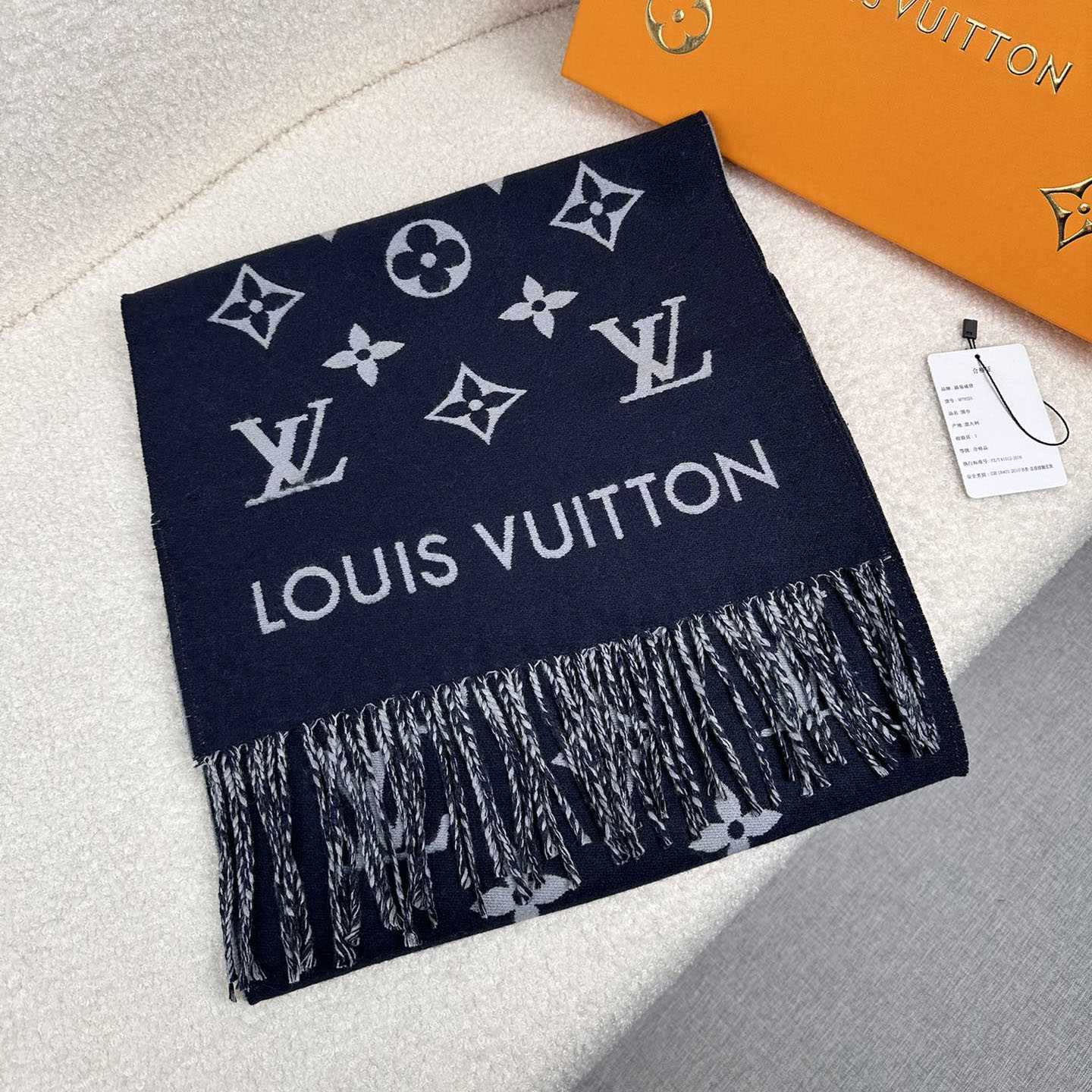 Louis Vuitton All About Monogram Scarf  M79130 - DopestKickz