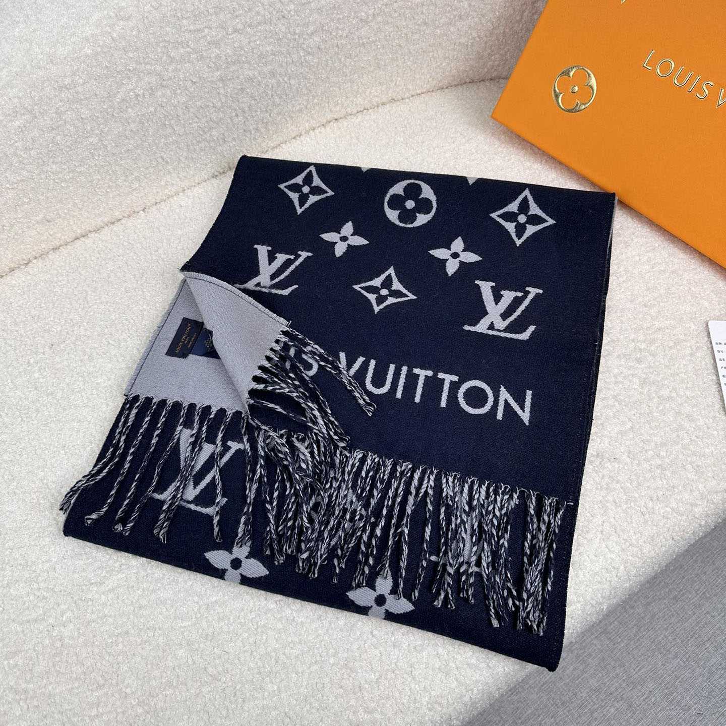 Louis Vuitton All About Monogram Scarf  M79130 - DopestKickz