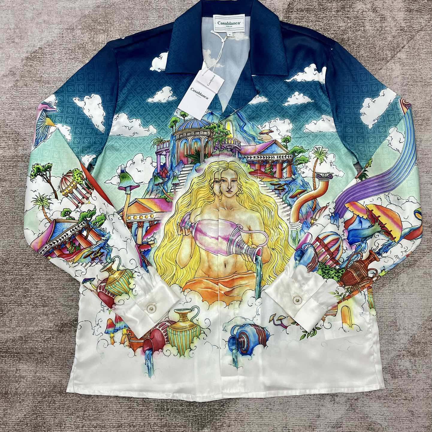 Casablanca The Road To Knowledge Shirt   CA3503 - DopestKickz