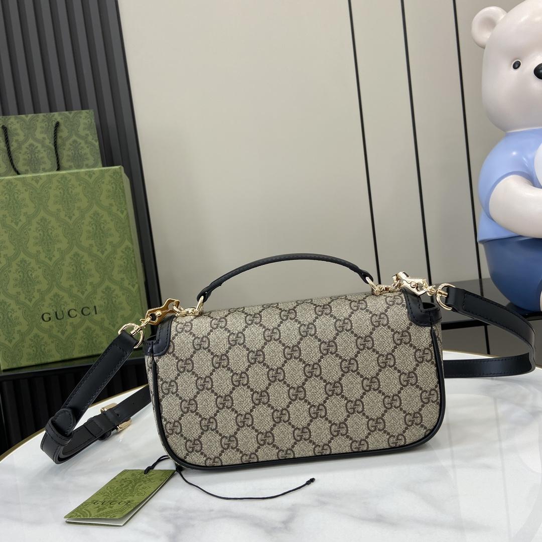 Gucci Horsebit 1955 Soft Small Top Handle Bag  - DopestKickz