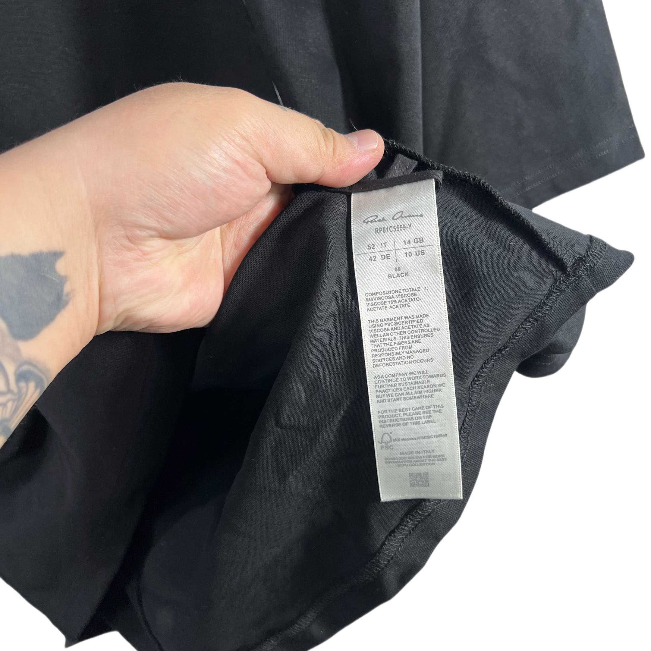 Rick Owens  PORTERVILLE LEVEL T-shirt - DopestKickz