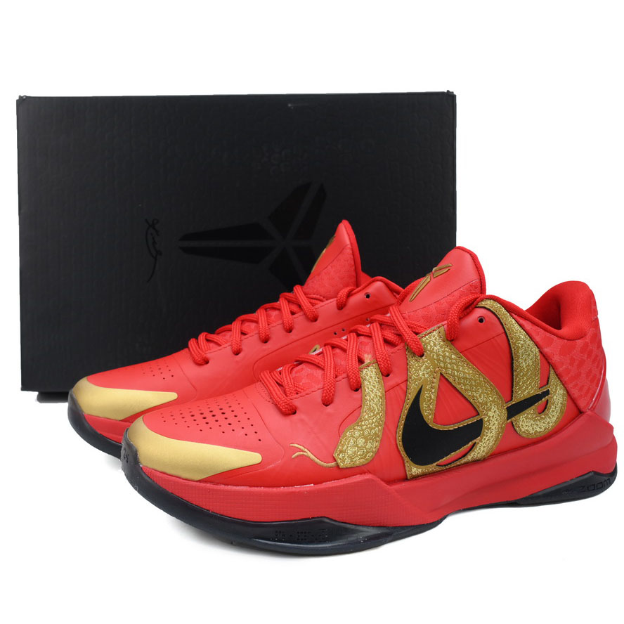 Zoom Kobe 5 Protro 'Year of the Mamba - University Red' Sneakers    HF5182-600 - DopestKickz