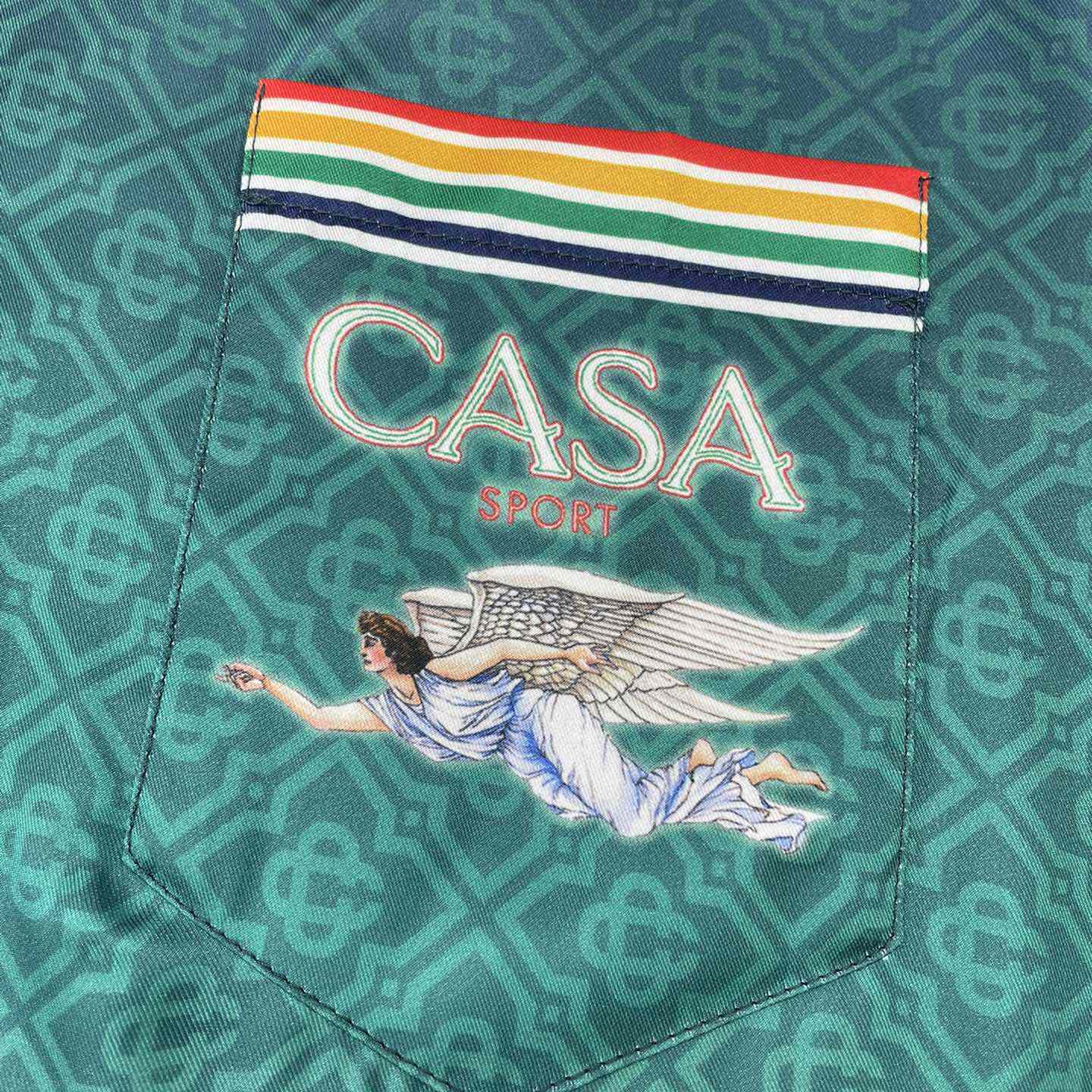 Casablanca Flying Angel Silk Shirt    CA3504 - DopestKickz