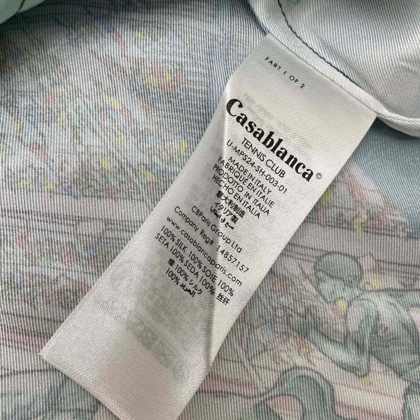 Casablanca Flying Angel Silk Shirt    CA3504 - DopestKickz