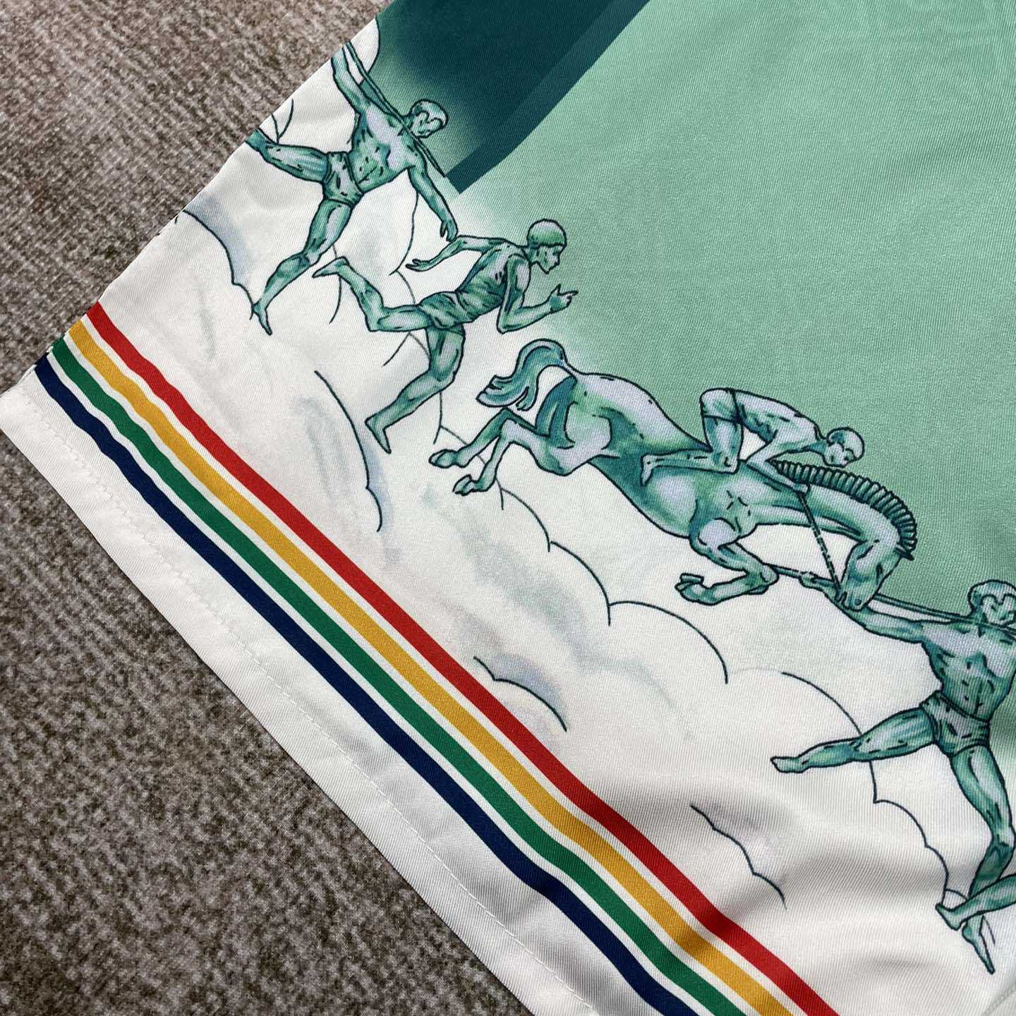 Casablanca Flying Angel Silk Shirt    CA3504 - DopestKickz