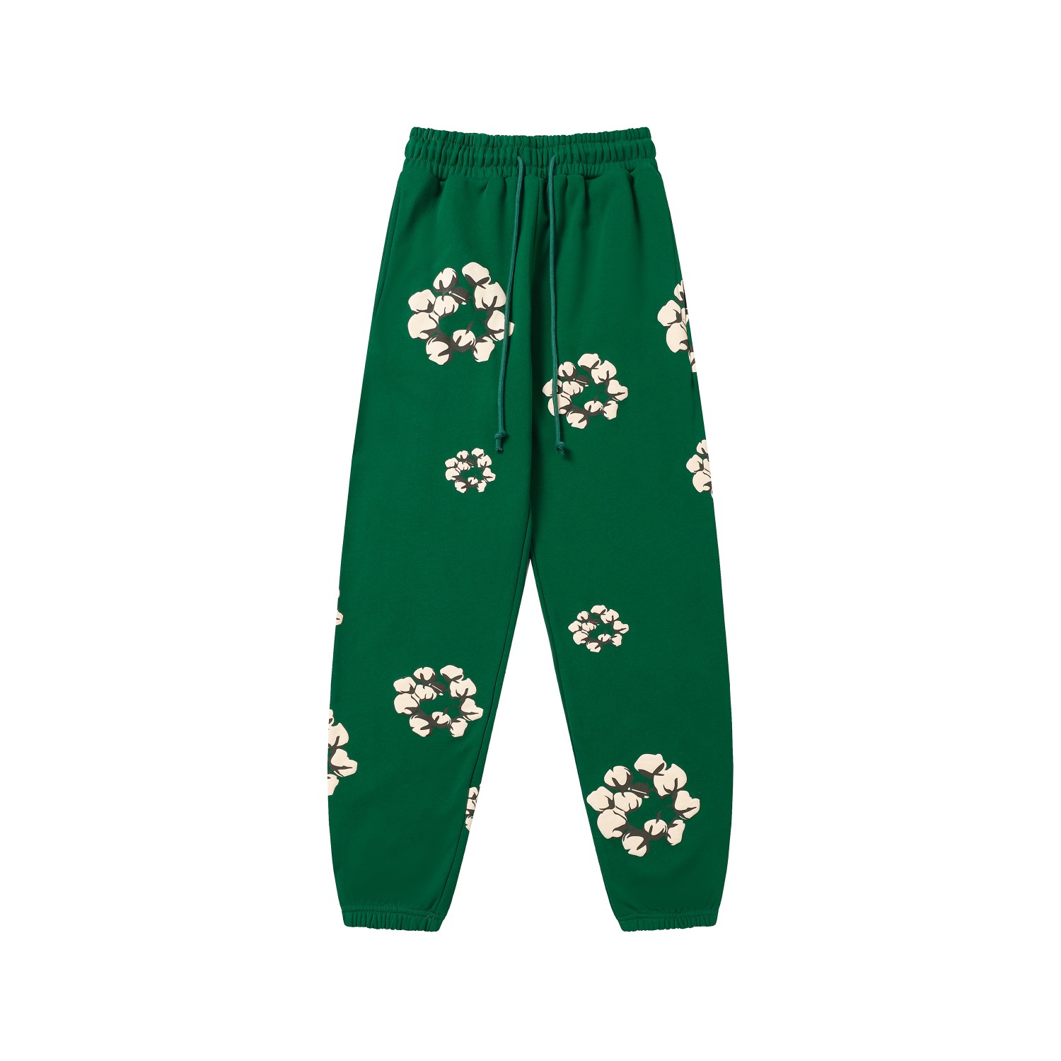 Denim Tears Cactus Tears Wreath Sweatpants Green - DopestKickz