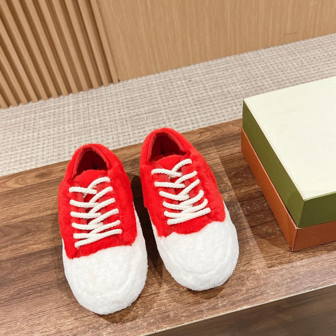 Marni Red Teddy Tennis Sneaker - DopestKickz