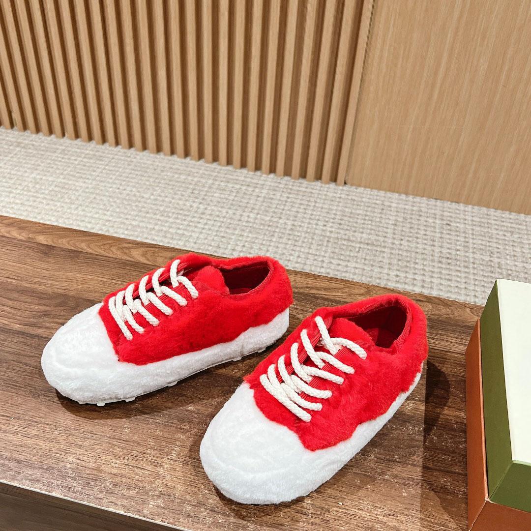 Marni Red Teddy Tennis Sneaker - DopestKickz