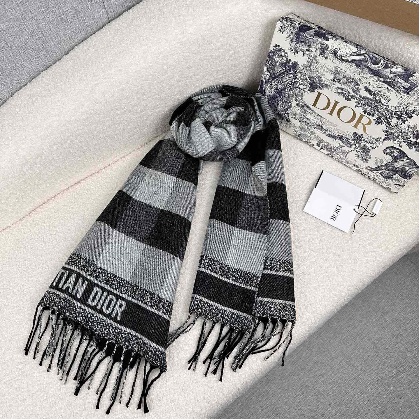 Dior Check'N'Dior Scarf - DopestKickz