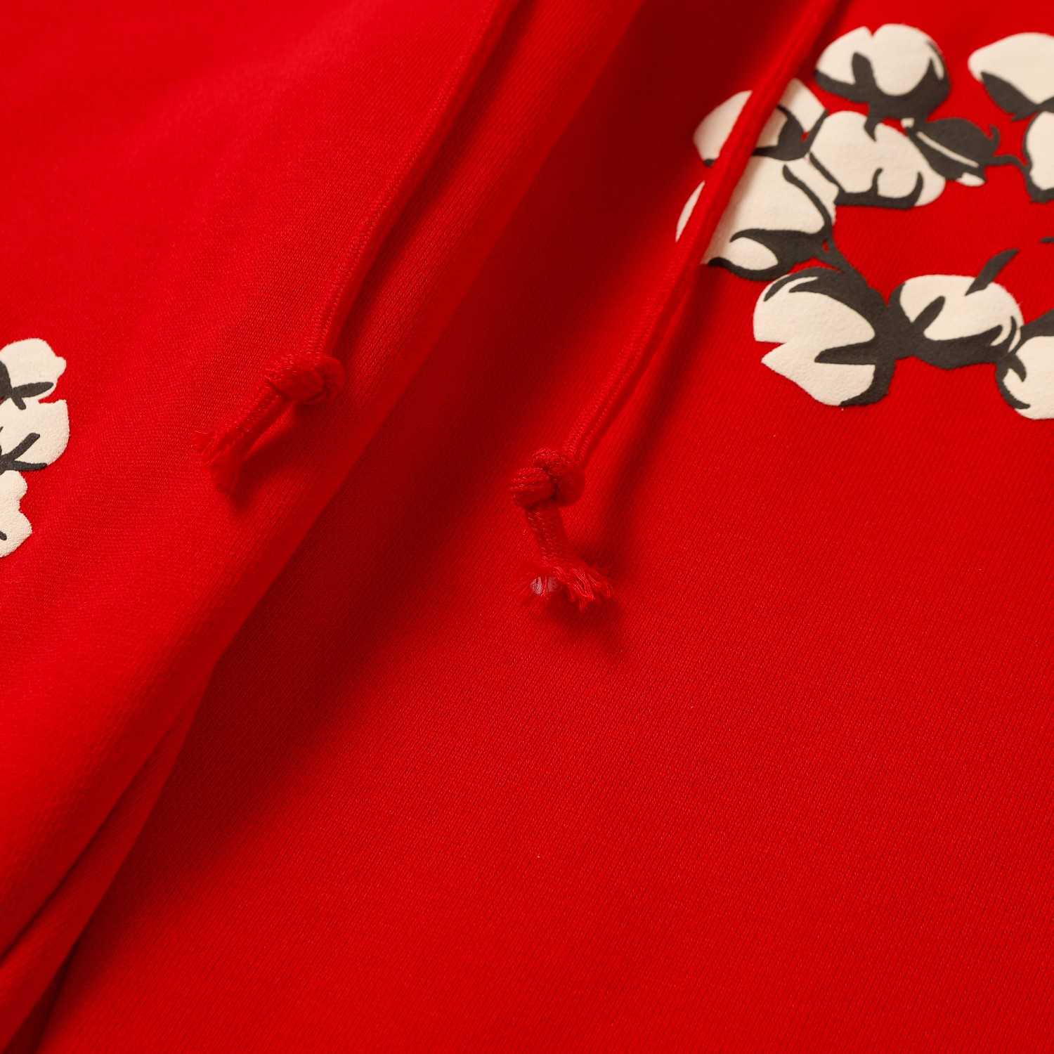 Denim Tears Cactus Tears Wreath Sweatpants Red - DopestKickz