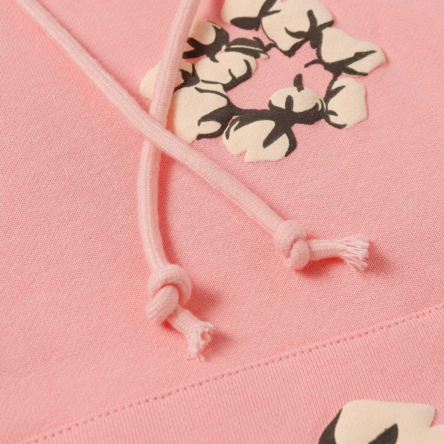 Denim Tears Cactus Tears Wreath Hoodie Pink - DopestKickz
