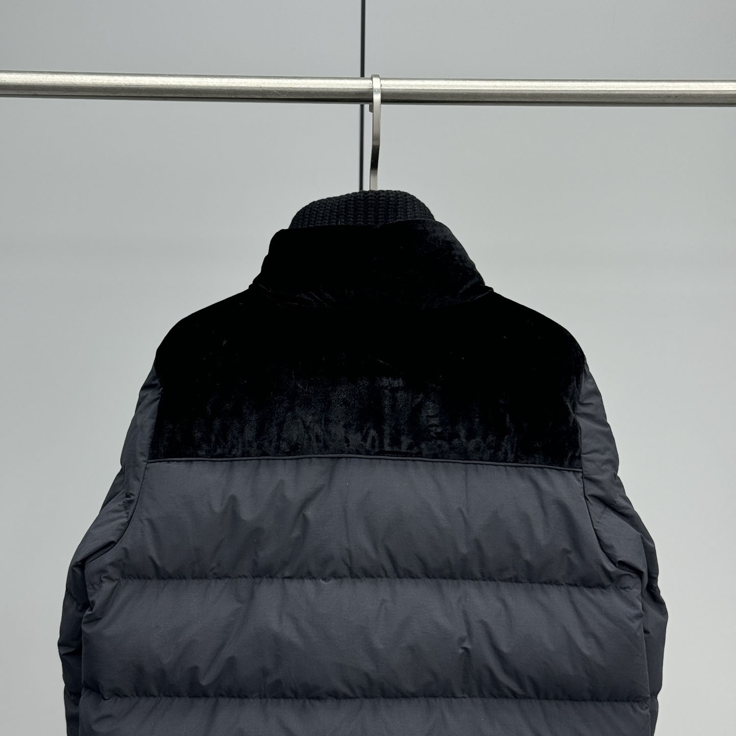 Moncler Auffrique  Velvet-trimmed Down Jacket - DopestKickz
