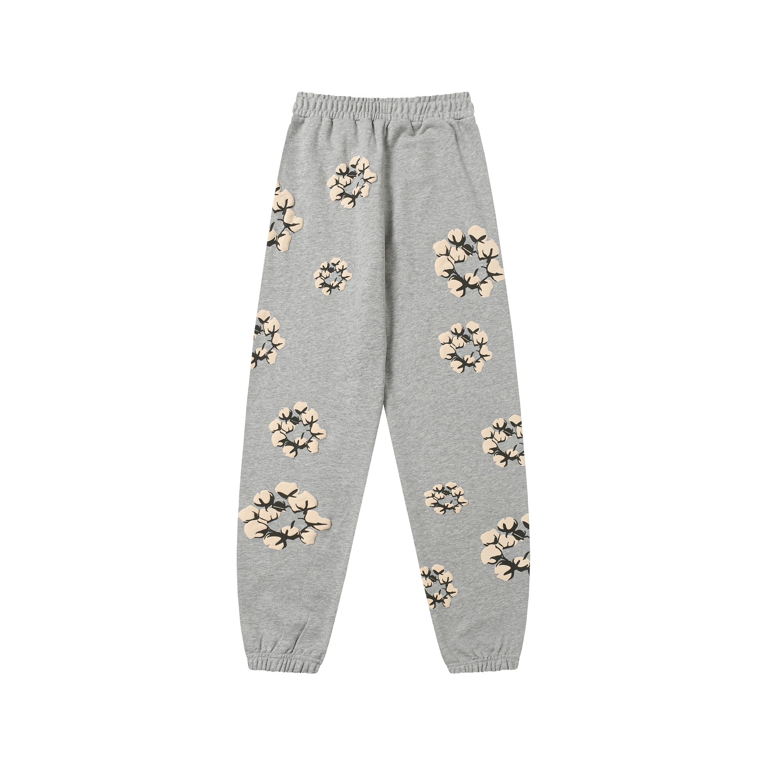 Denim Tears Cactus Tears Wreath Sweatpants Grey - DopestKickz