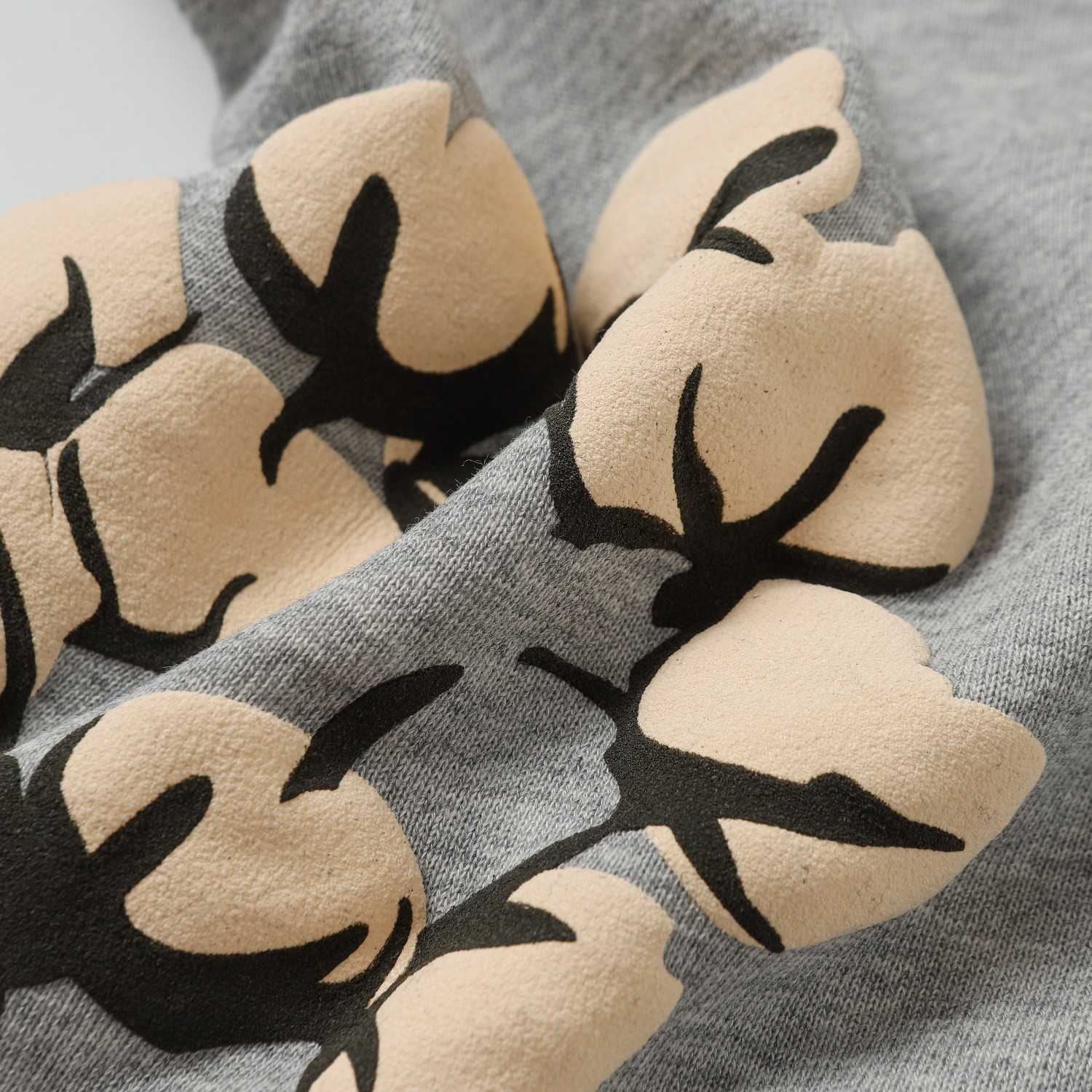 Denim Tears Cactus Tears Wreath Sweatpants Grey - DopestKickz