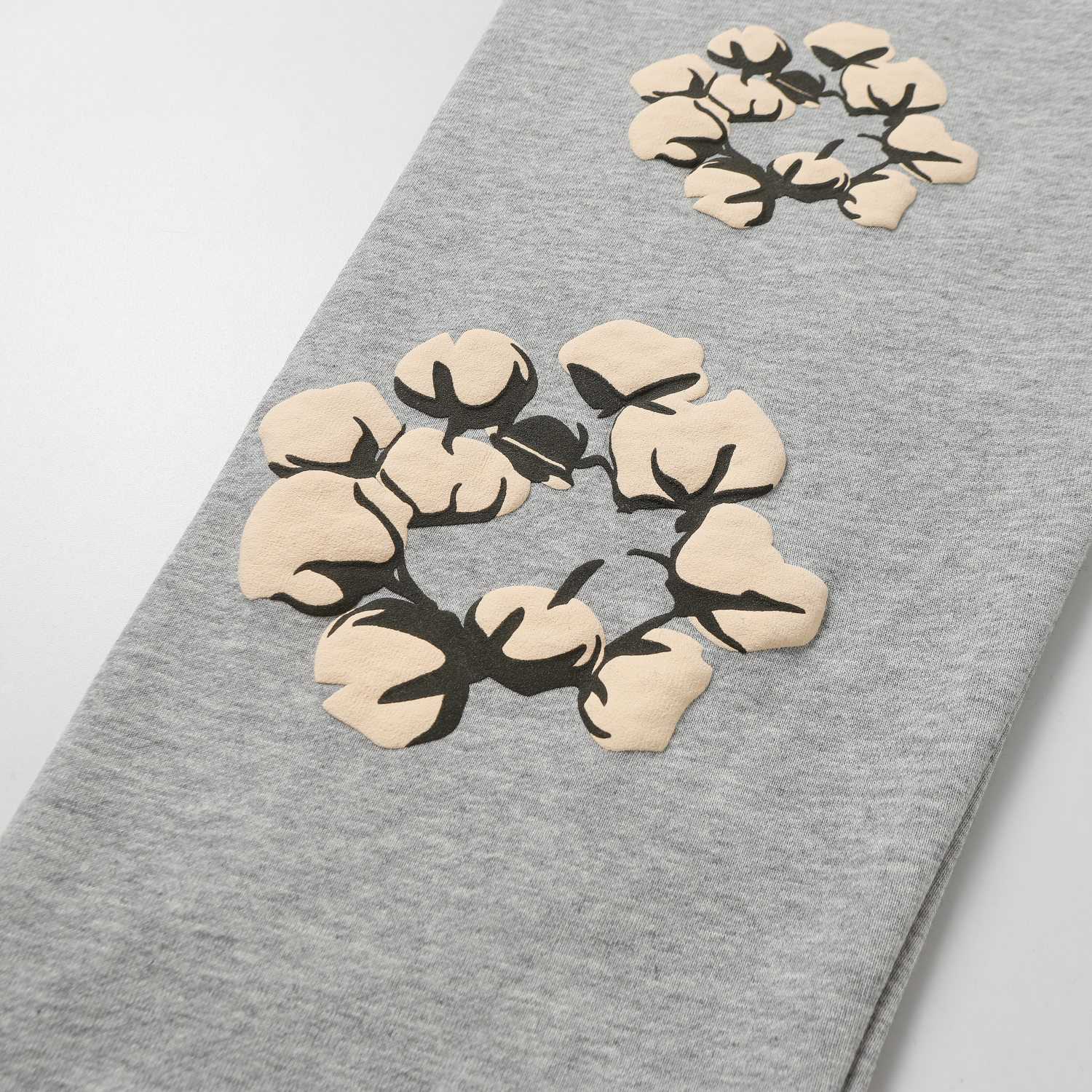 Denim Tears Cactus Tears Wreath Sweatpants Grey - DopestKickz