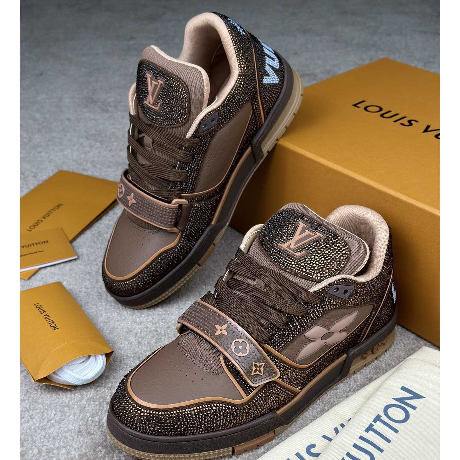 Louis Vuitton LV Trainer Sneaker   - DopestKickz