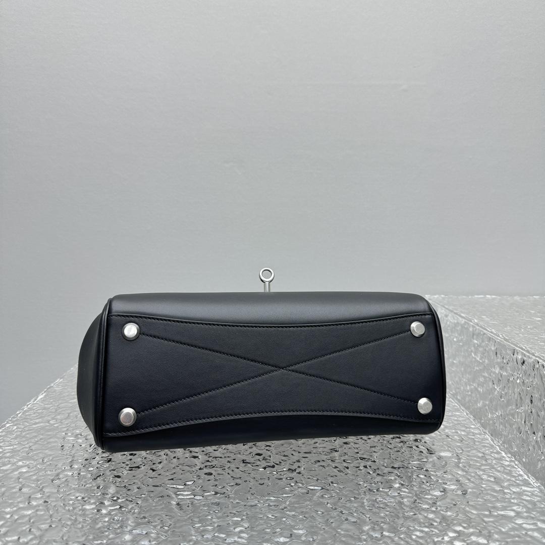 Balenciaga Bel Air Small Carry All Bag in black - DopestKickz