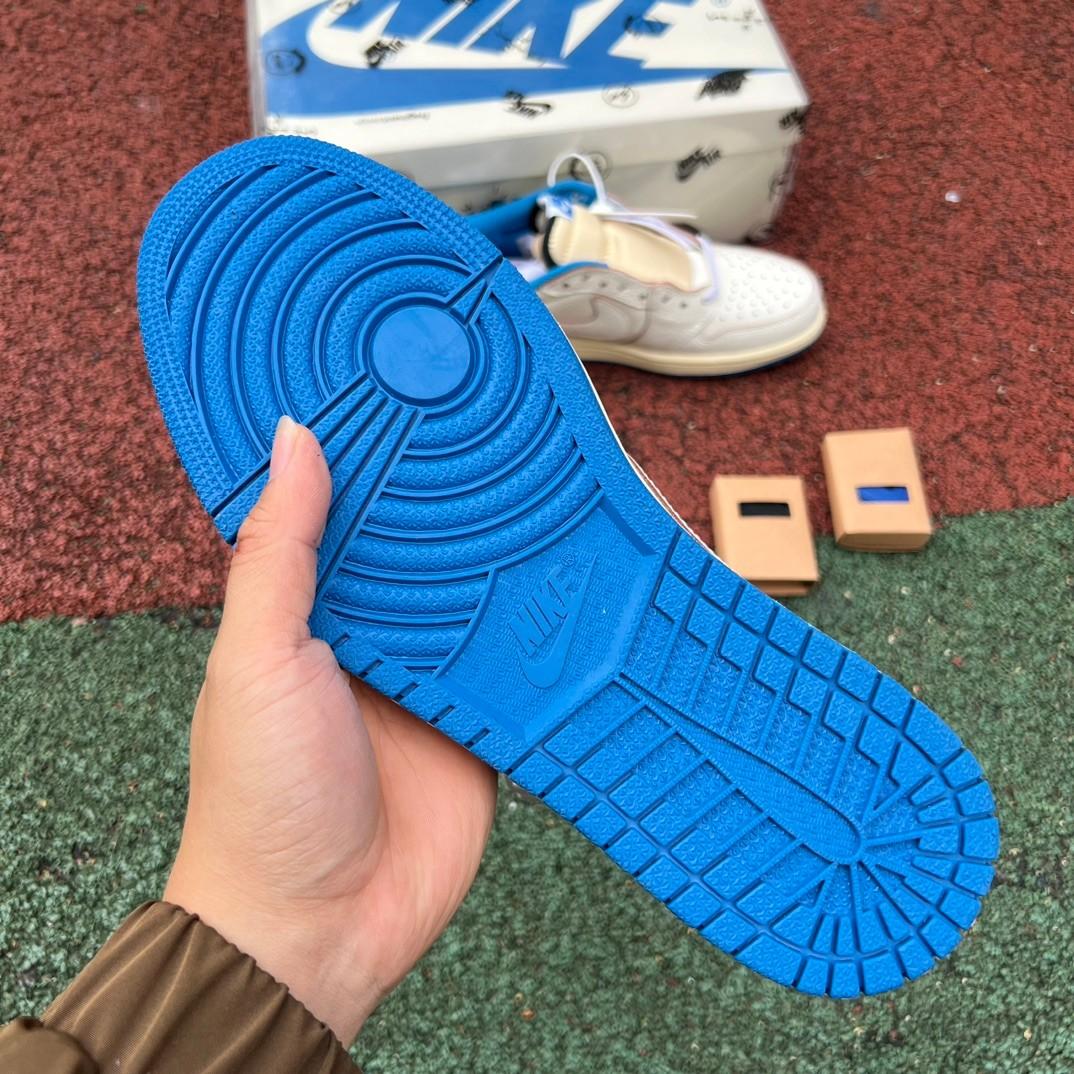 Travis Scott x Fragment Design x Air Jordan 1 Sneaker    DM7866-104 - DopestKickz