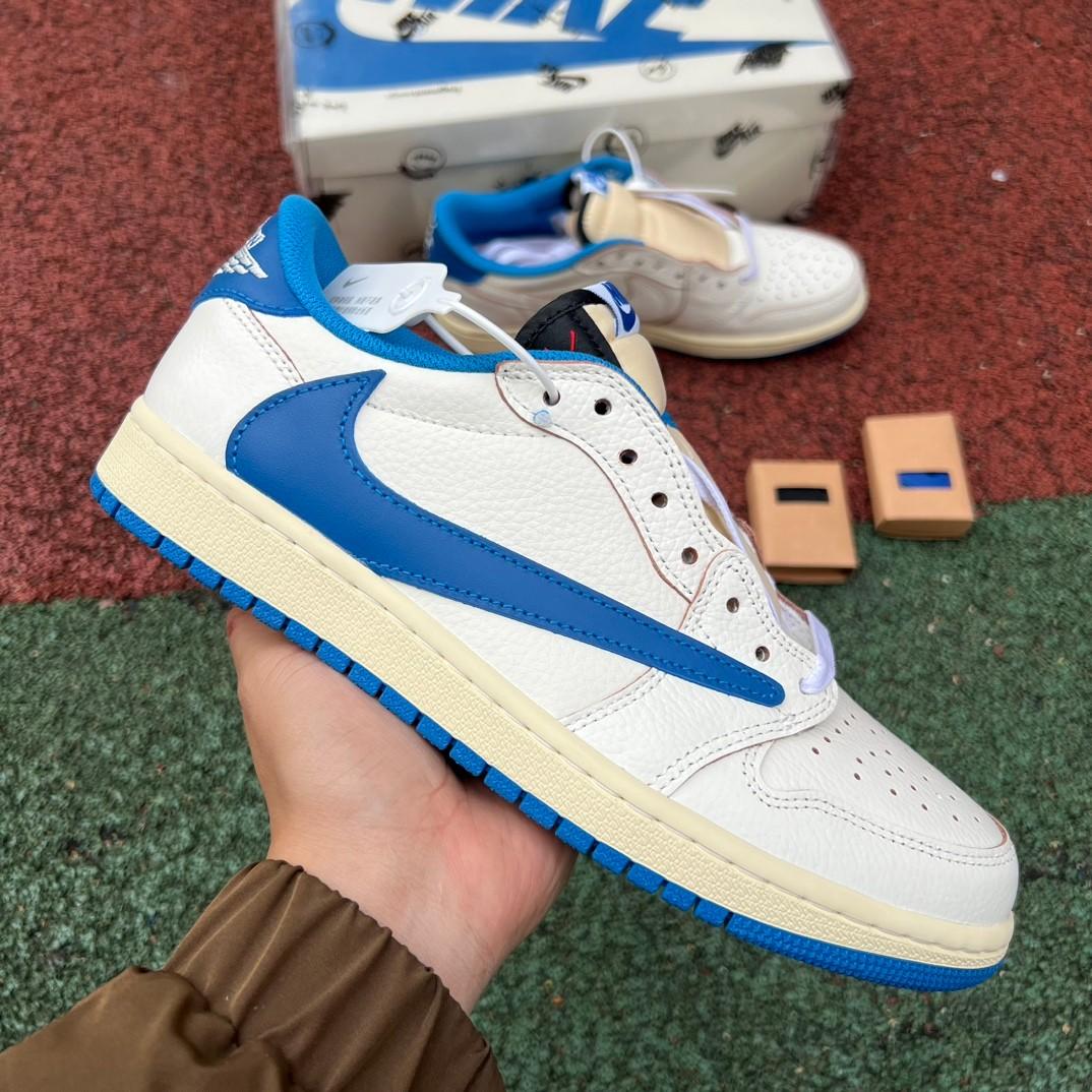 Travis Scott x Fragment Design x Air Jordan 1 Sneaker    DM7866-104 - DopestKickz