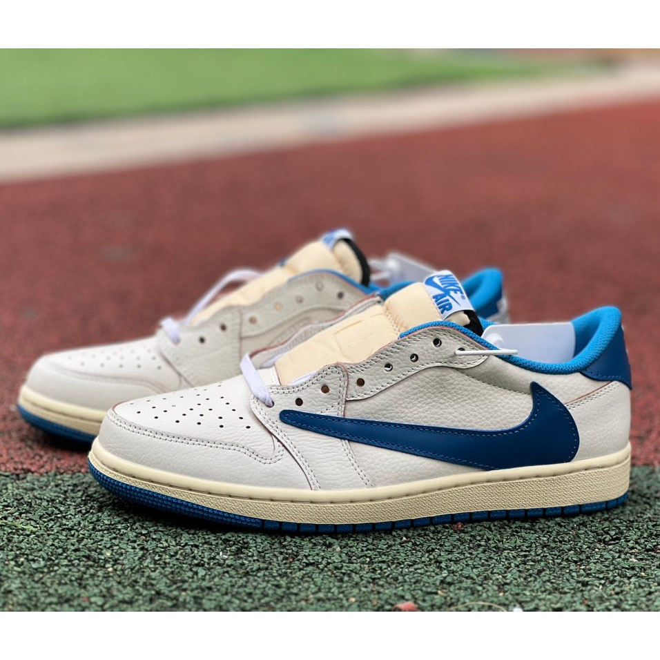 Travis Scott x Fragment Design x Air Jordan 1 Sneaker    DM7866-104 - DopestKickz