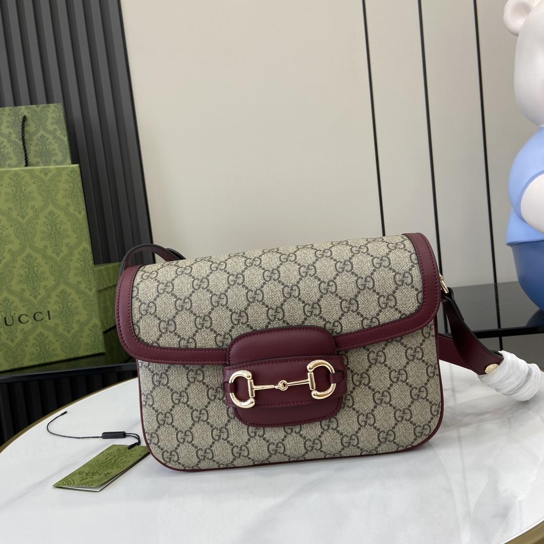 Gucci Horsebit 1955 Soft Small Shoulder Bag - DopestKickz