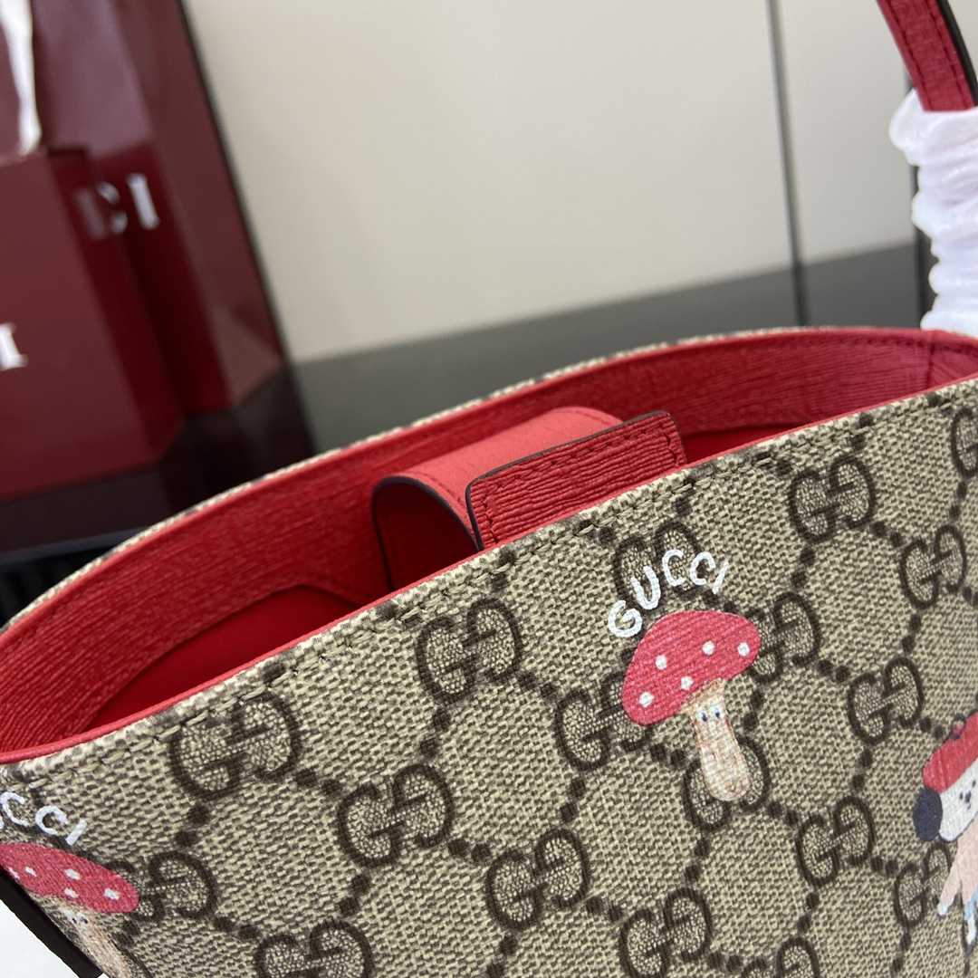 Gucci Children's Printed GG Bucket Bag  - DopestKickz