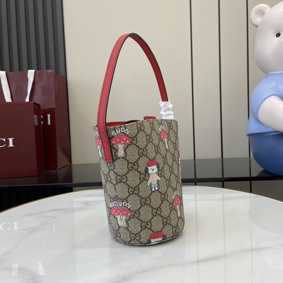 Gucci Children's Printed GG Bucket Bag  - DopestKickz
