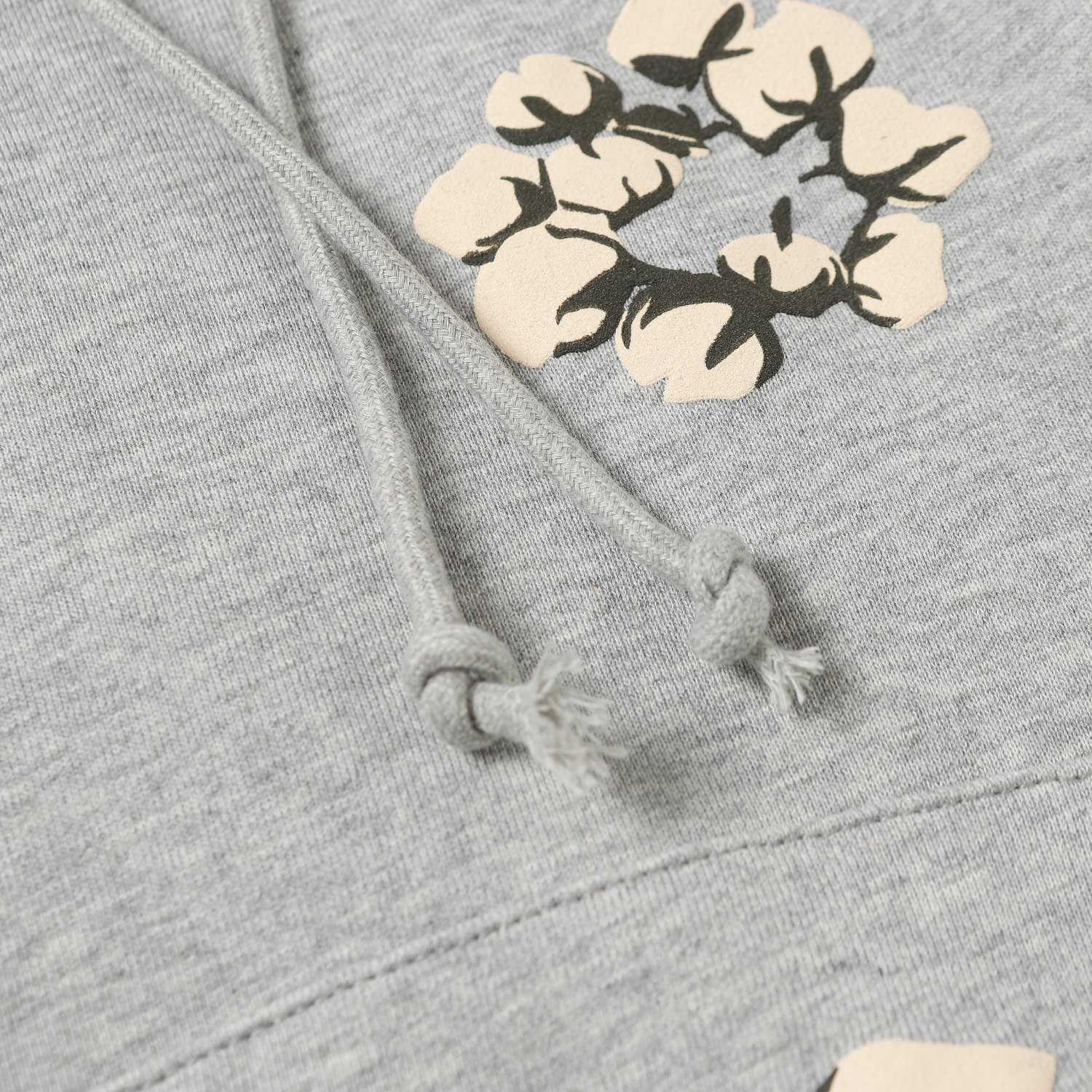 Denim Tears Cactus Tears Wreath Hoodie Grey - DopestKickz