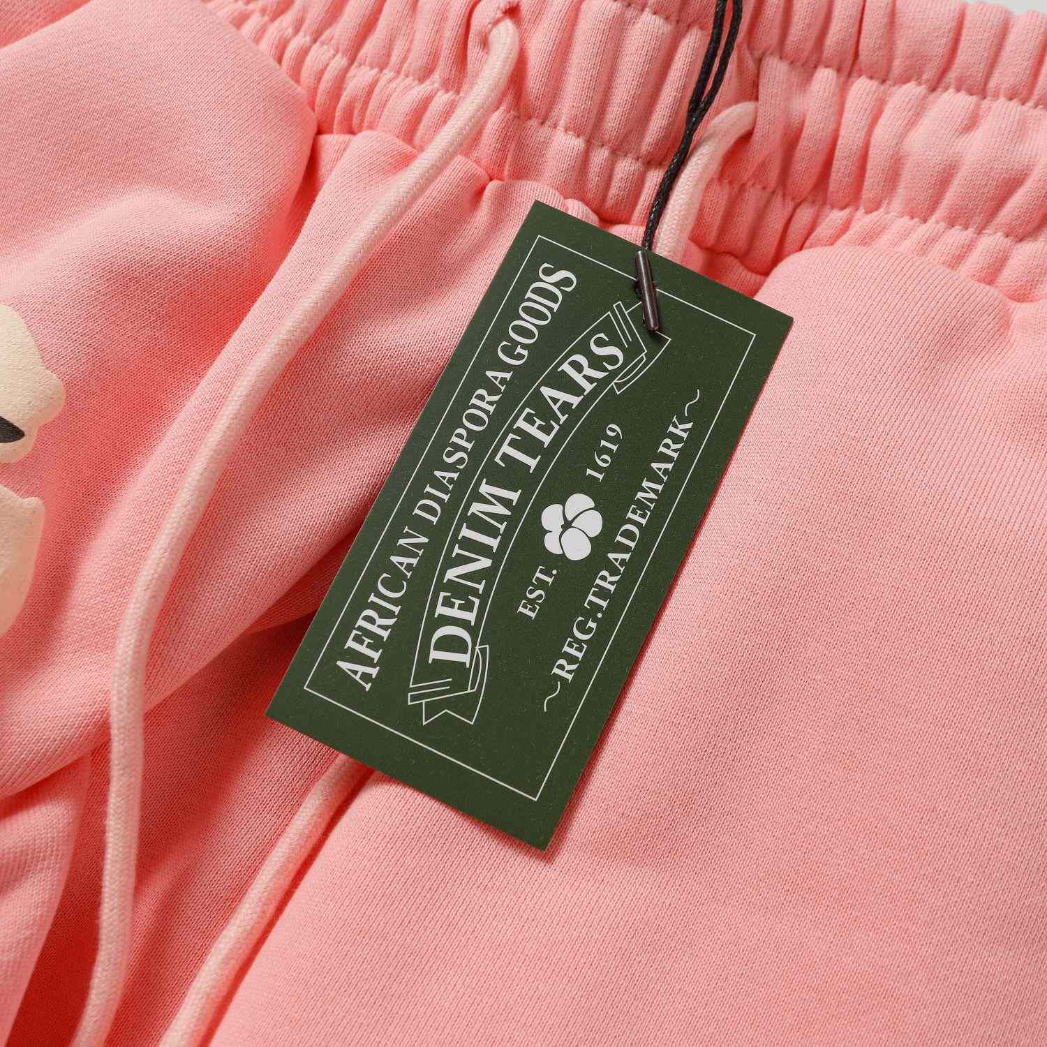 Denim Tears Cactus Tears Wreath Sweatpants Pink - DopestKickz