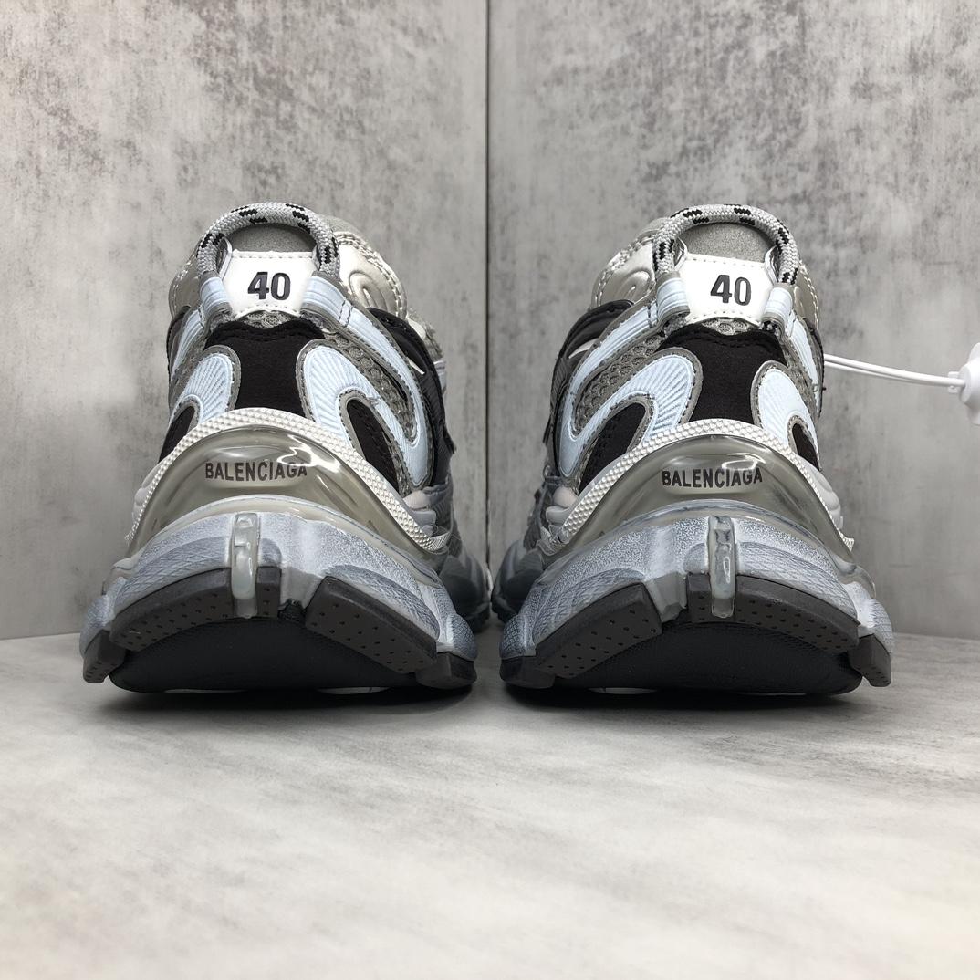 Balenciaga Runner 2.0 Sneaker In Beige Mesh And Polyurethane - DopestKickz