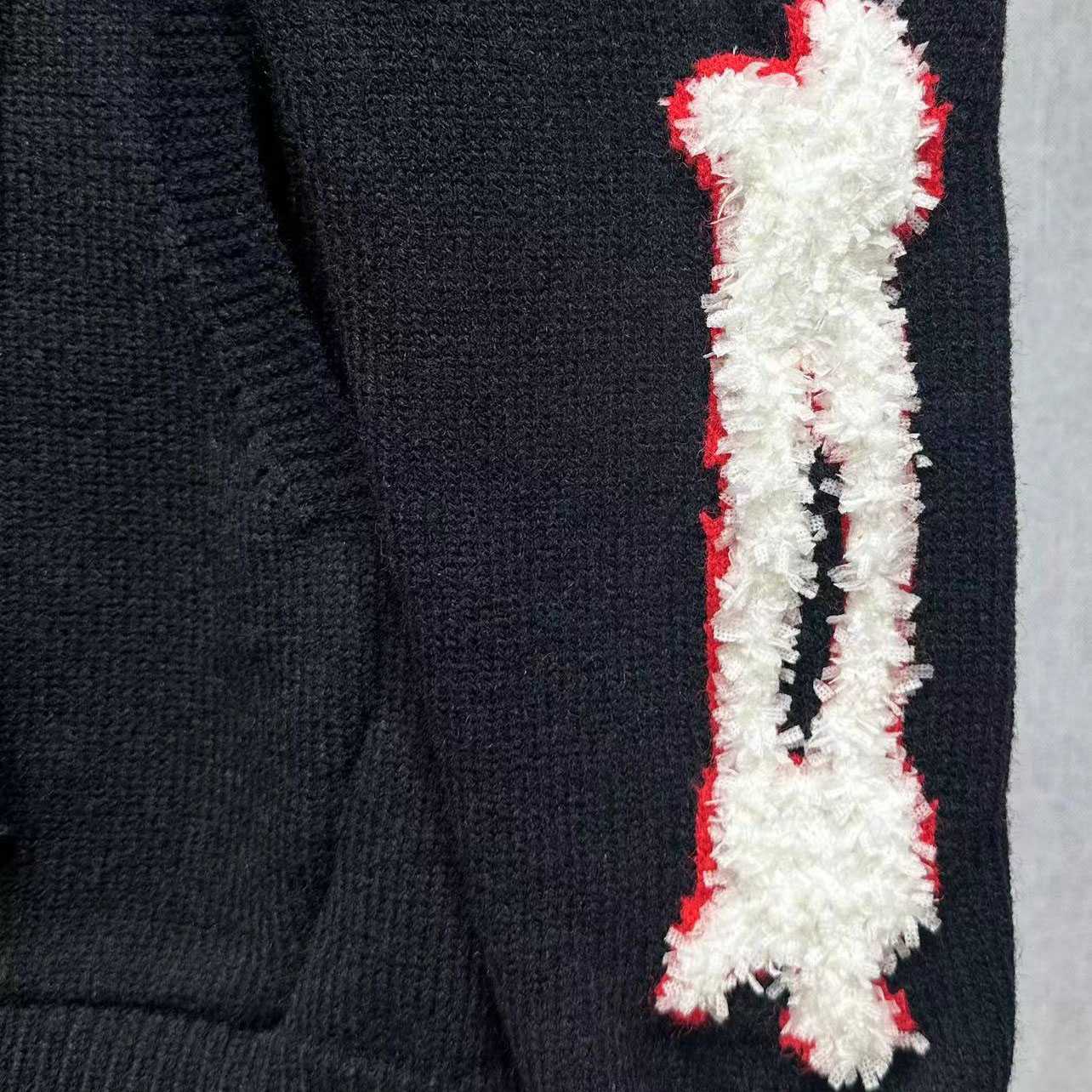 Amiri Bones Hoodie With Embroidered Logo - DopestKickz