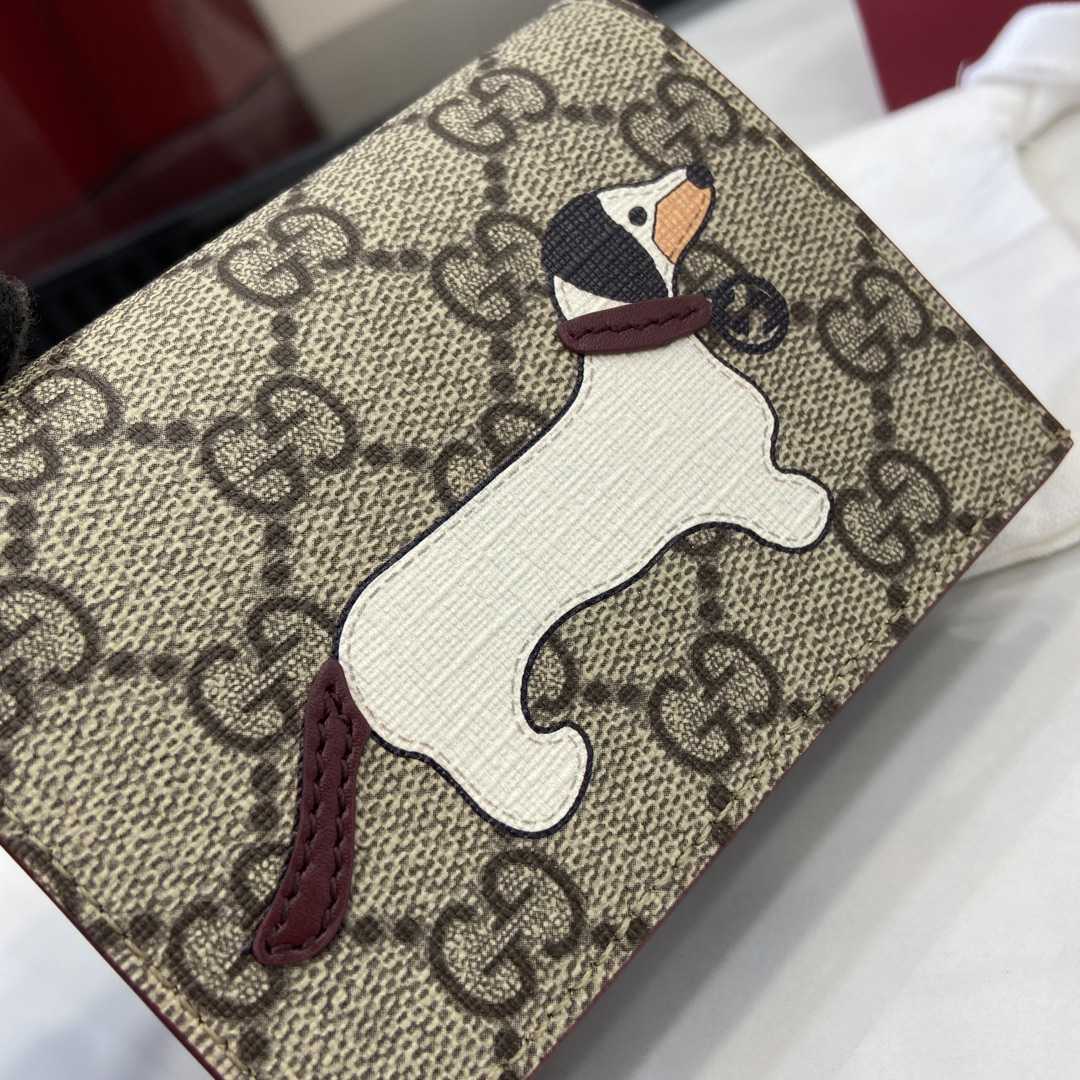 Gucci GG Mini Wallet With Dog Detail - DopestKickz