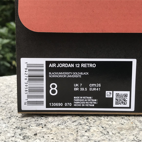 Air Jordan 12 “University Gold” Sneaker  130690-070 - DopestKickz