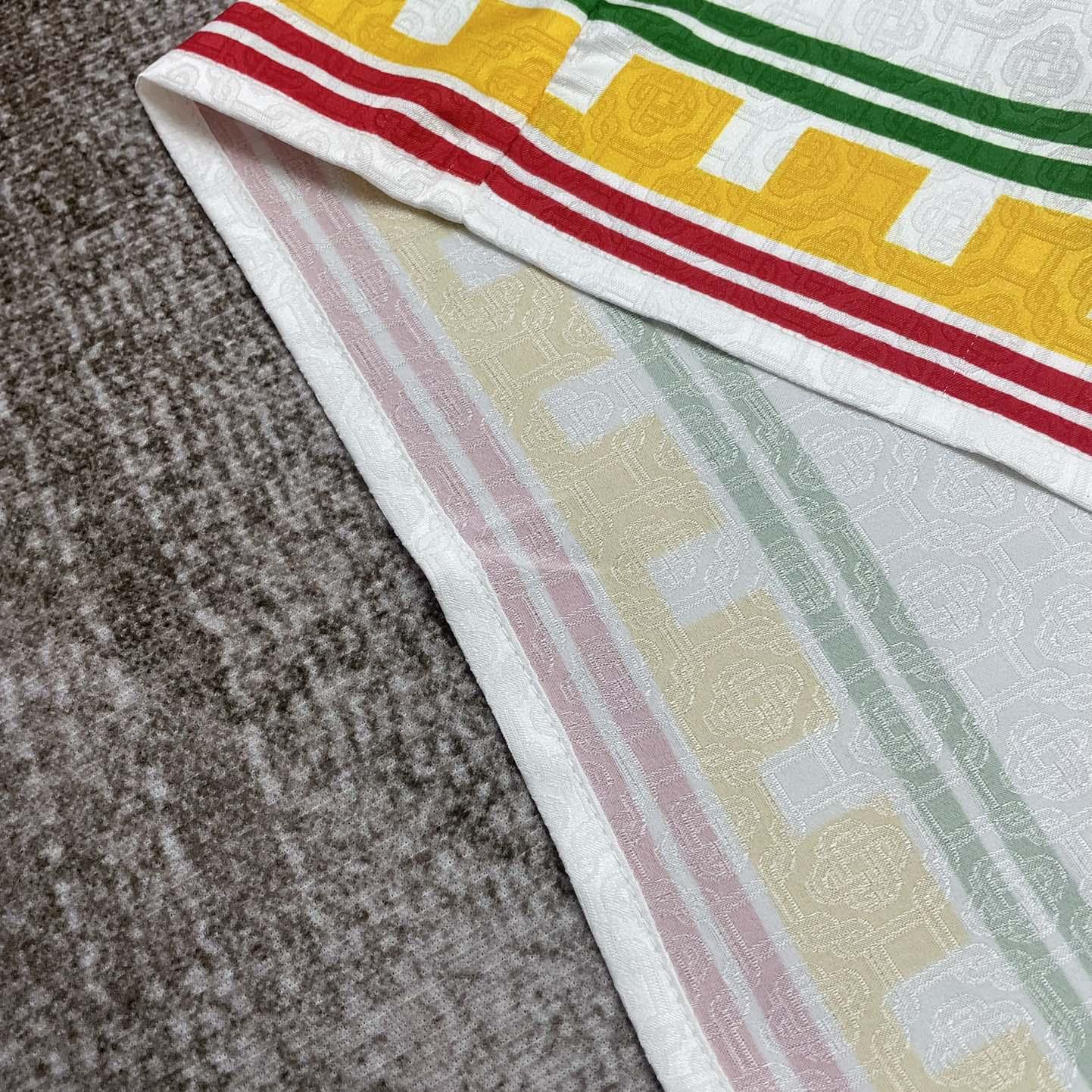 Casablanca Logo Monogram Pattern Shirt - DopestKickz