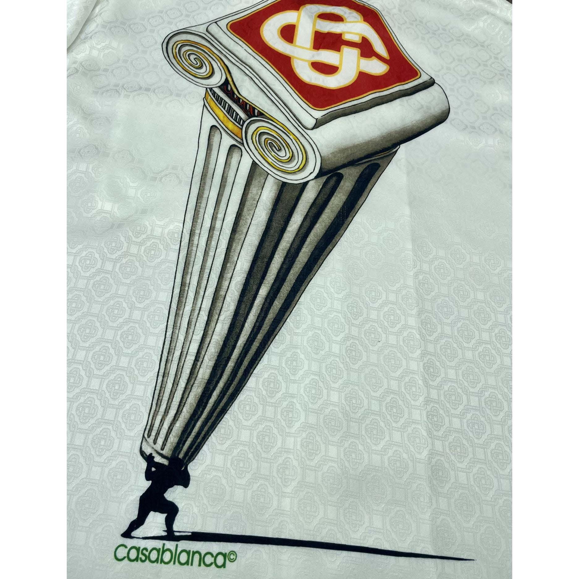 Casablanca Logo Monogram Pattern Shirt - DopestKickz