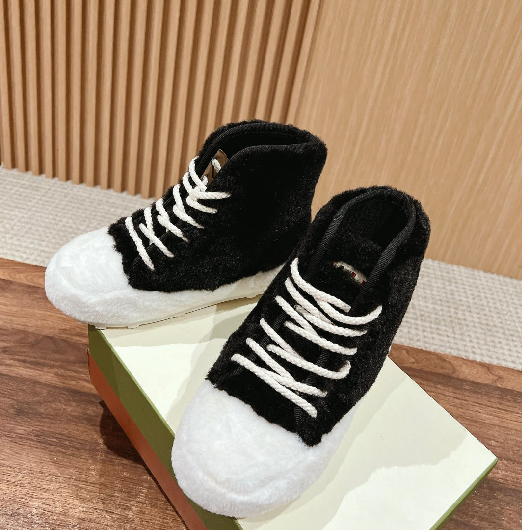 Marni Teddy Tennis High Sneaker - DopestKickz