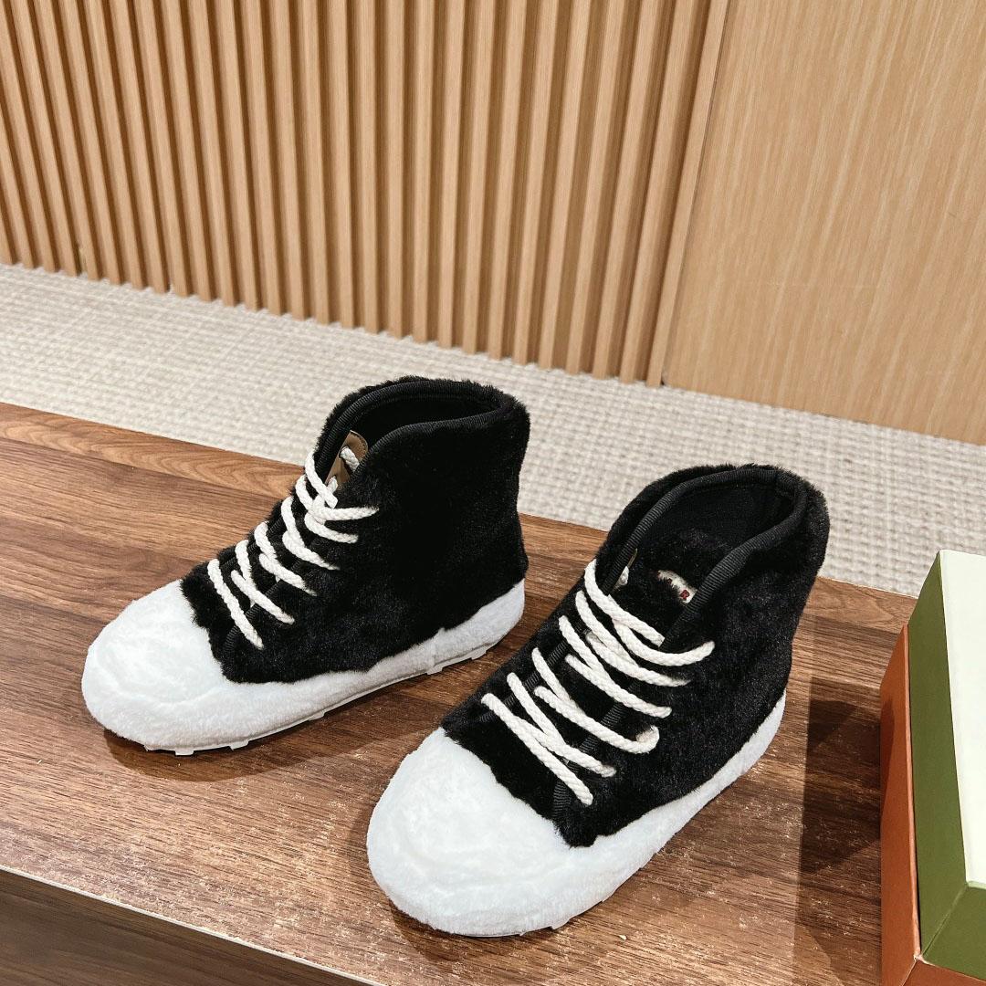 Marni Teddy Tennis High Sneaker - DopestKickz