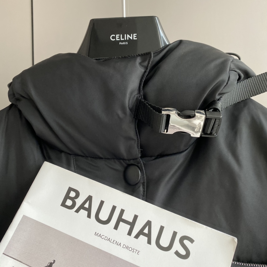 Prada Women's Hooded Re-Nylon Down Jacket - DopestKickz