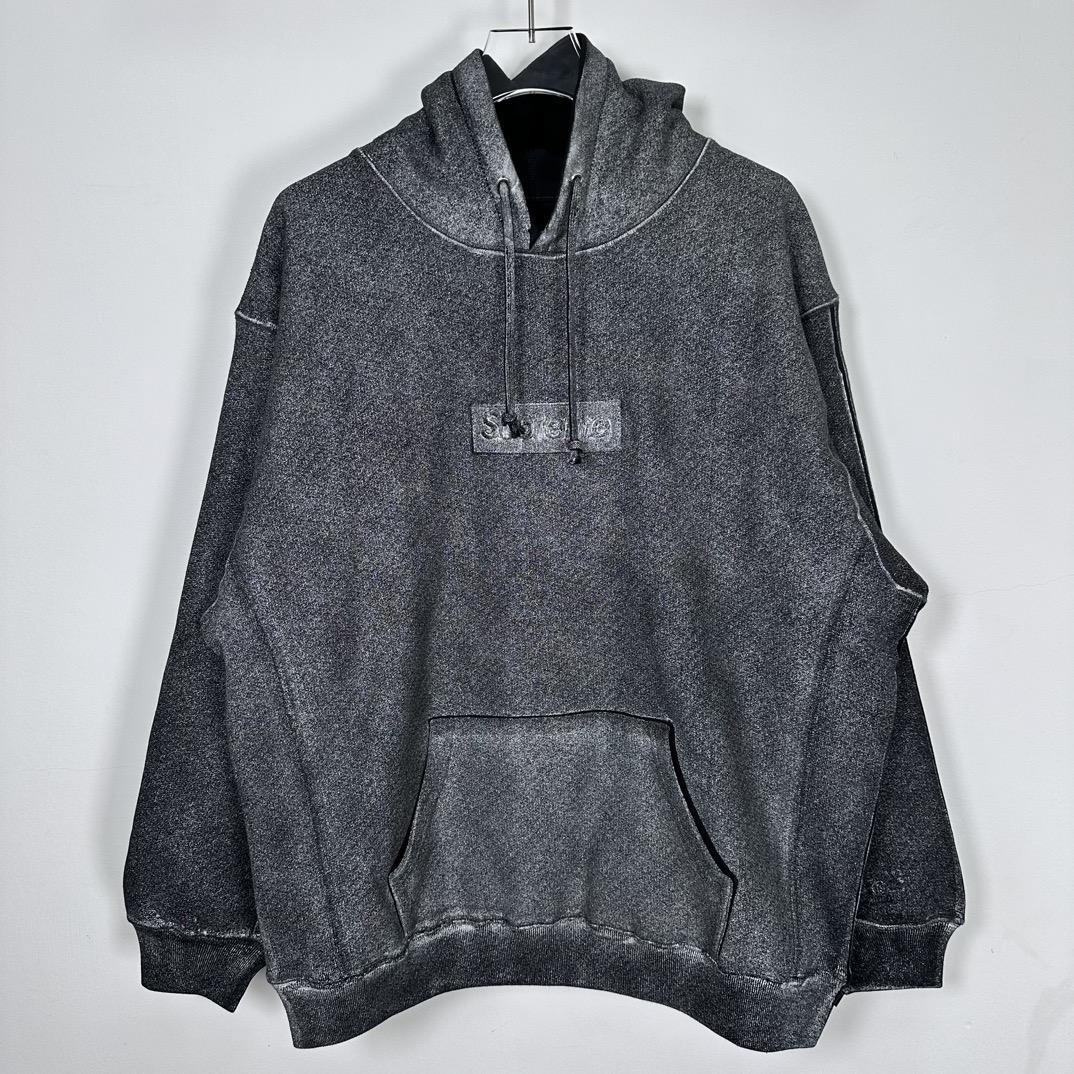 Supreme x MM6 Maison Margiela Foil Box Logo Hoodie - DopestKickz