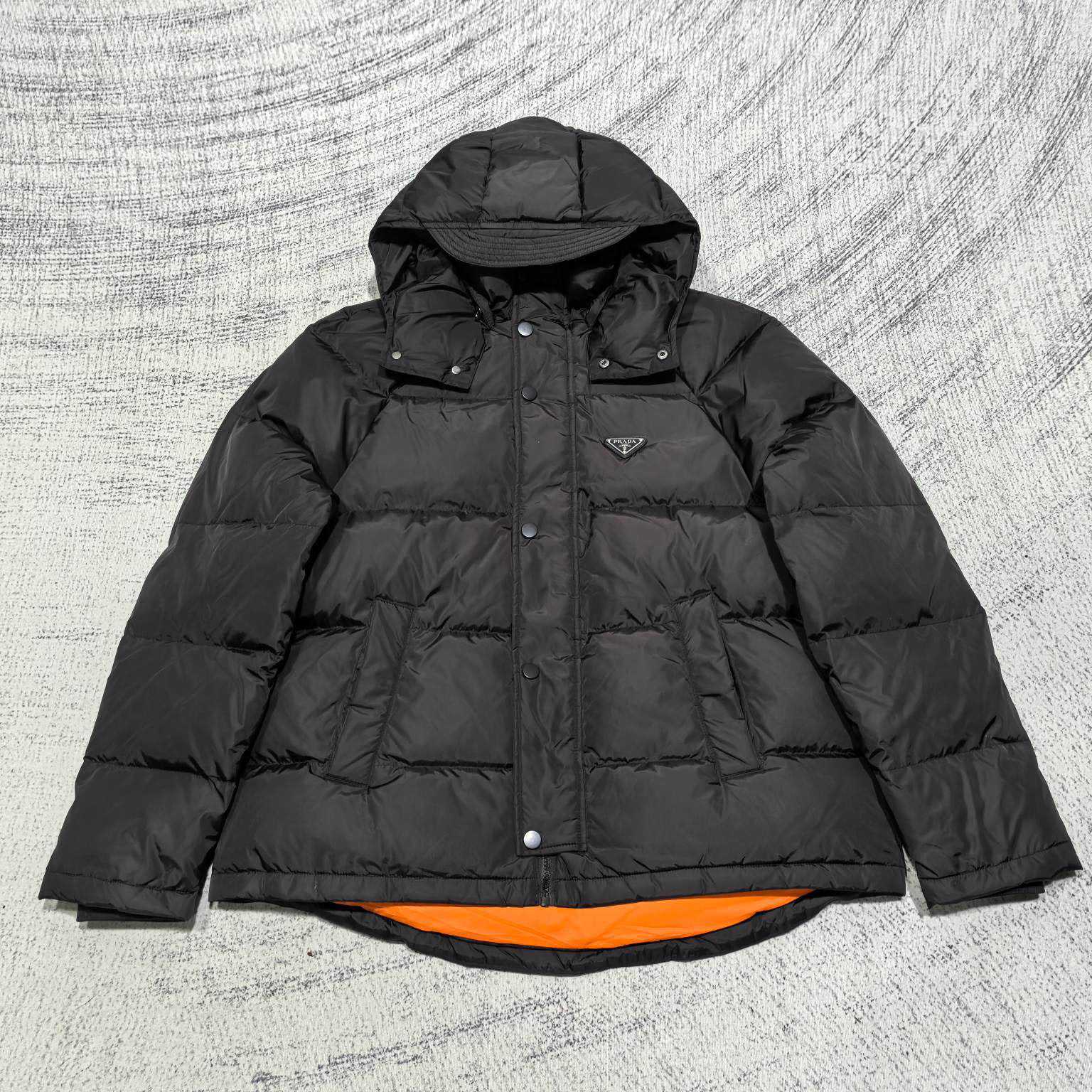 Prada Cropped Re-Nylon Down Jacket - DopestKickz