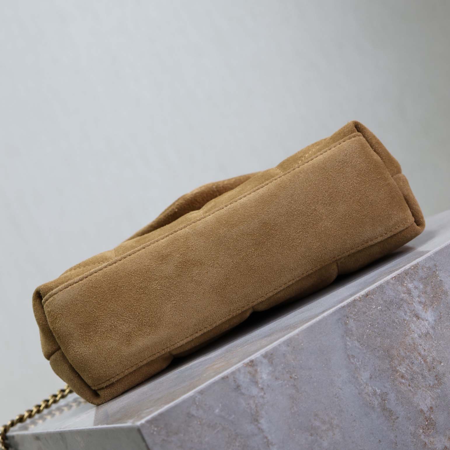 Saint Laurent Toy Puffer In Suede - DopestKickz