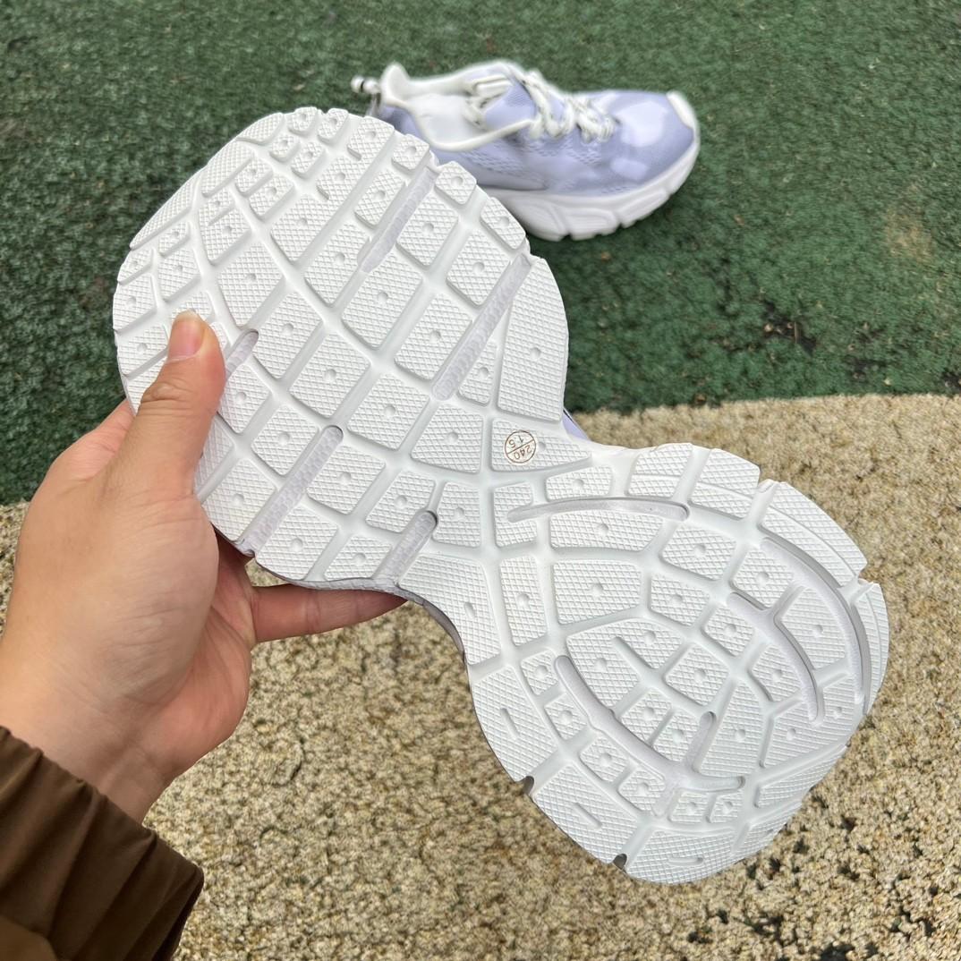 Balenciaga Under Armour® 3XL Knit Sneaker In White And Black Polyester - DopestKickz